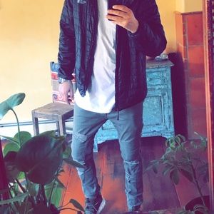 H&M Divided distressed skinny jeans